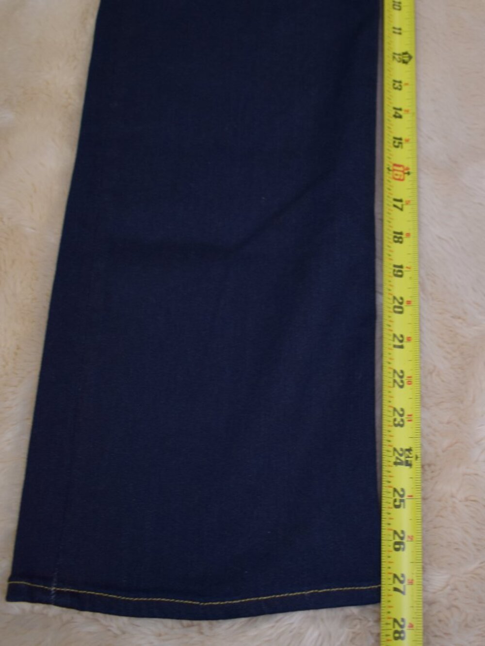 FRAME High Rise Wide Leg Jeans Size 28 Dark Blue Denim Utility Pocket Chic - Picture 13 of 14